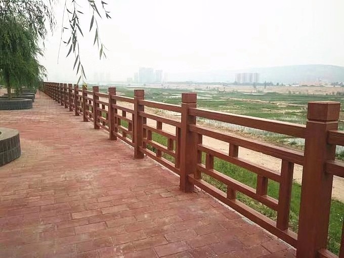 福建玻璃鋼仿木護(hù)欄5